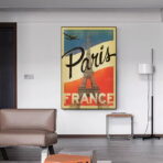 cartel vintage francia