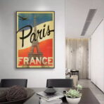 cartel vintage francia