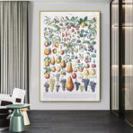 cartel de frutas vintage 1