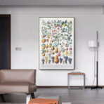 cartel de frutas vintage 1