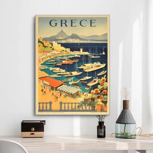 cartel vintage grecia