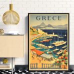 cartel vintage grecia