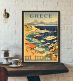 cartel vintage grecia