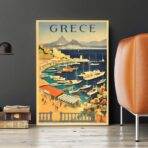 cartel vintage grecia