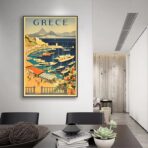 cartel vintage grecia