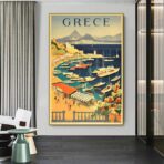 cartel vintage grecia