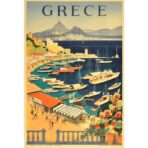 cartel vintage grecia