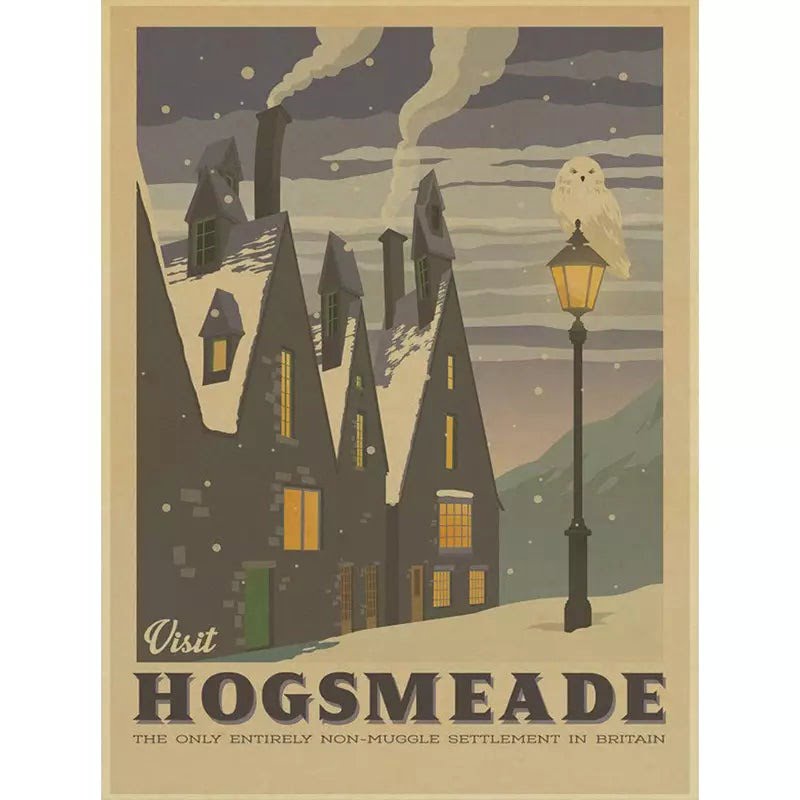 cartel vintage de harry potter 1 cartel vintage de harry potter 1