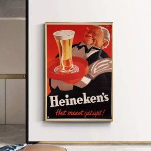 cartel vintage heineken