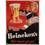 cartel vintage heineken