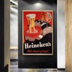 cartel vintage heineken