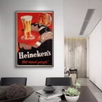 cartel vintage heineken