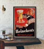 cartel vintage heineken
