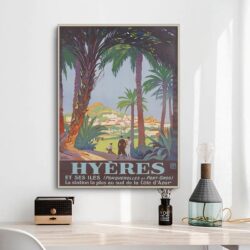 cartel vintage hyeres