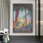 cartel vintage hyeres