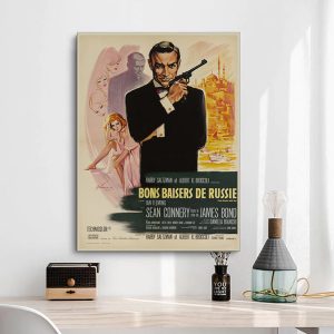 cartel vintage de james bond