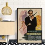 cartel vintage de james bond
