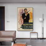 cartel vintage de james bond