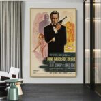 cartel vintage de james bond