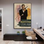 cartel vintage de james bond