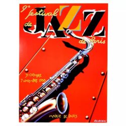 cartel de jazz vintage