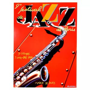 cartel de jazz vintage