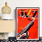 cartel de jazz vintage