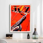 cartel de jazz vintage
