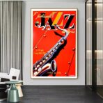 cartel de jazz vintage