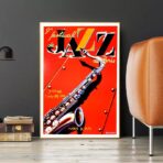 cartel de jazz vintage