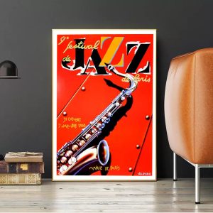 cartel de jazz vintage