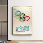 cartel vintage de los juegos olimpicos