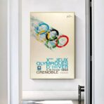 cartel vintage de los juegos olimpicos