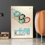 cartel vintage de los juegos olimpicos