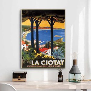 affiche vintage la ciotat