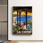 affiche vintage la ciotat