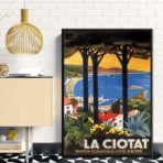 affiche vintage la ciotat