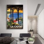 affiche vintage la ciotat
