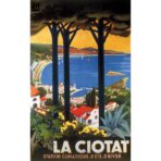 affiche vintage la ciotat