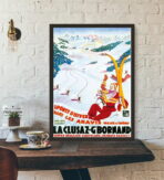 cartel vintage la cluzaz