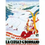 cartel vintage la cluzaz