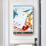 cartel vintage la cluzaz