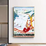 cartel vintage la cluzaz