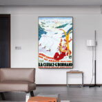 cartel vintage la cluzaz
