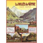 cartel vintage el vallee du giffre