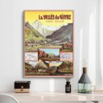 cartel vintage el vallee du giffre