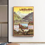 cartel vintage el vallee du giffre