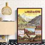 cartel vintage el vallee du giffre