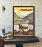 cartel vintage el vallee du giffre