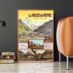 cartel vintage el vallee du giffre